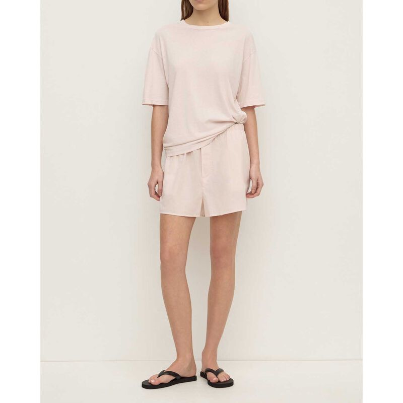 Assembly Label Kira Cotton Hemp Tee Soft Rose image number 3